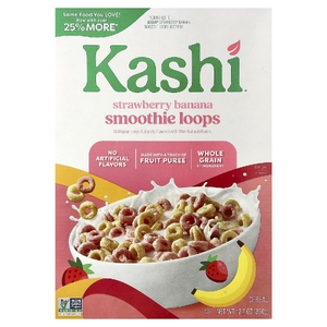 Kashi, Smoothie Loops, хлопья, клубника и банан, 360 г (12,7 унции)