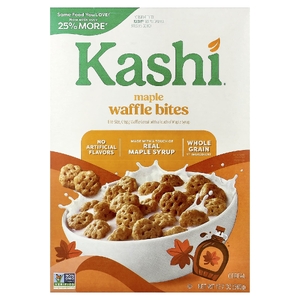 Kashi, вафельные хлопья Bites, кленовый вкус, 360 г (12,7 унции)