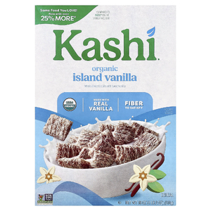 Kashi, органическое печенье из цельной пшеницы со сладкой ванилью, ваниль, 510 г (18 унций)