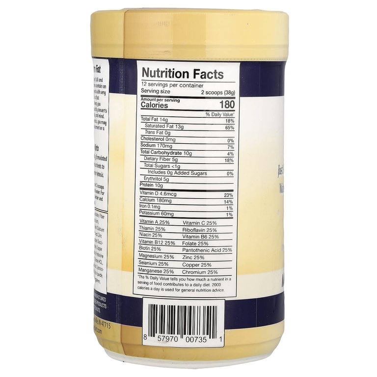 Keto Wise, Gold, Meal Replacement Shake, French Vanilla, 16.1 oz (456 g)