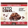 Keto Wise, Fat Bombs, хрустящая карамель, 7 упаковок по 32 г (1,13 унции)