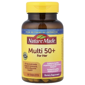 Nature Made, Multi For Her 50+, 90 таблеток