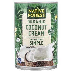 Native Forest, органические кокосовые сливки, простой, неподслащенный, 398 мл (13,5 жидк. унции)