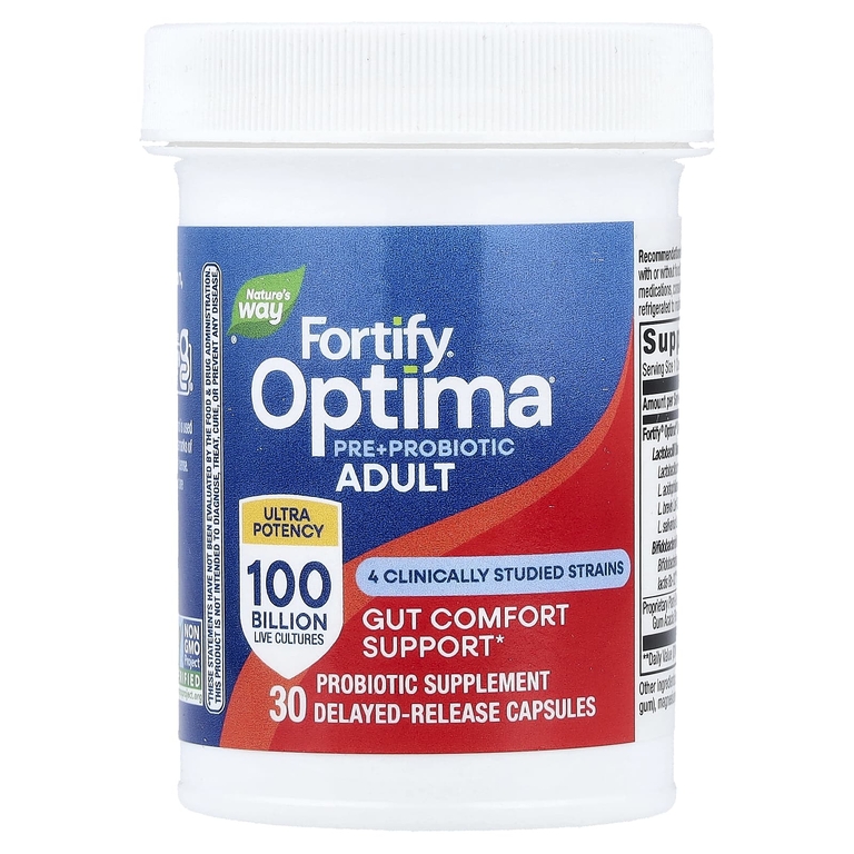 Nature's Way, Fortify®, пробиотик Optima®, 30 капсул с отсроченным высвобождением