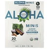 Aloha, Organic Protein Mini Bars, Almond Butter Cup, 20 Bars, 0.85 oz (24 g) Each