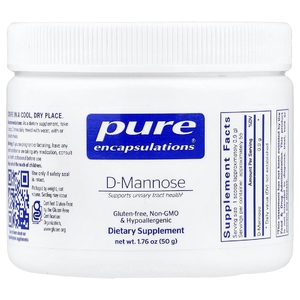 Pure Encapsulations, D-манноза в порошке, 50 г (1,76 унции)