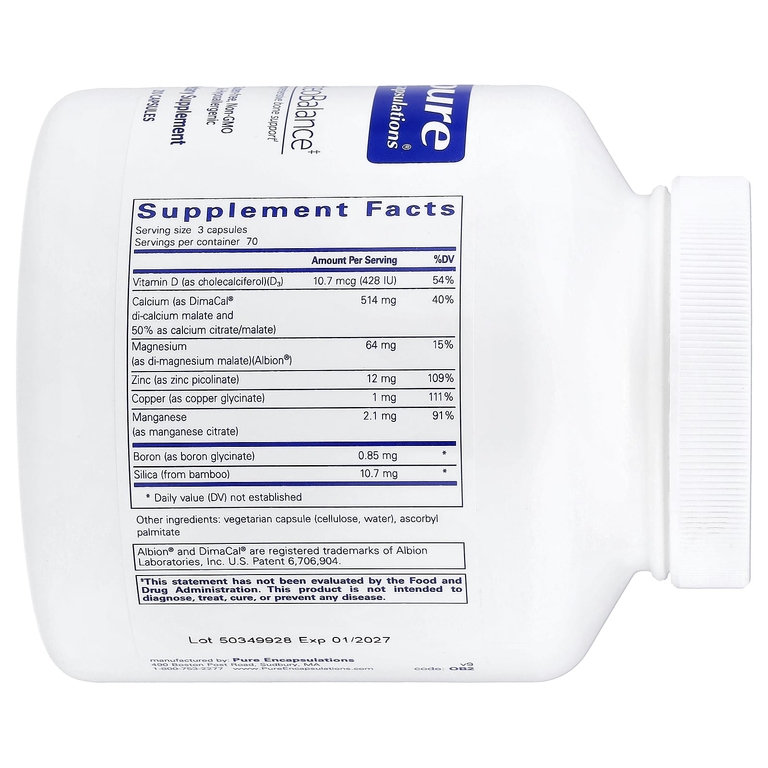 Pure Encapsulations, OsteoBalance, 210 капсул