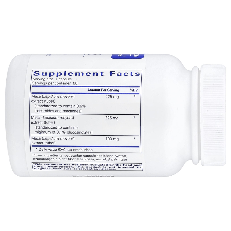 Pure Encapsulations, мака-3, 60 капсул