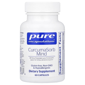 Pure Encapsulations, CurcumaSorb Mind, 60 Capsules
