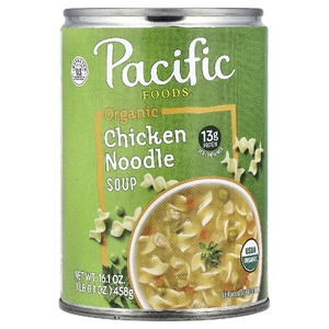 Pacific Foods, органический куриный суп с лапшой, 458 г (16,1 унции)