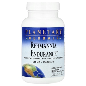 Planetary Herbals, тонизирующая добавка с реманией (rehmannia), 150 таблеток