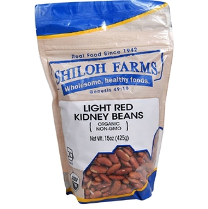 Shiloh Farms, Органическая красная фасоль Light Kidney, 425 г (15 унций)