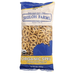 Shiloh Farms, органические мини-крендели из спельты, с солью, 227 г (8 унций)
