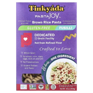 Tinkyada, паста из коричневого риса, фузилли, 454 г (16 унций)