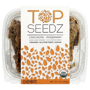 Top Seedz, крекеры, с розмарином, 142 г (5 унций)
