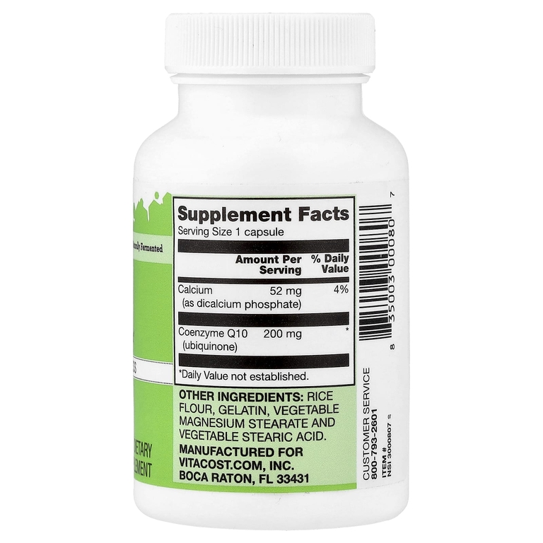 Vitacost, CoQ10, 60 Capsules