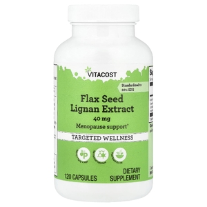 Vitacost, Flax Seed Lignan Extract, 40 mg, 120 Capsules