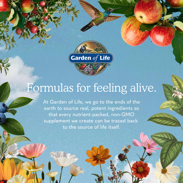 Garden of Life, необработанное железо, 30 веганских капсул