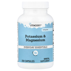 Vitacost, Potassium & Magnesium, 200 Capsules
