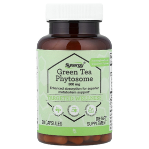 Vitacost, Synergy® Green Tea Phytosome, фитосомы зеленого чая, 90 капсул