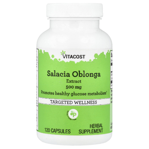 Vitacost, экстракт шалфея (Salacia oblonga), 500 мг, 120 капсул