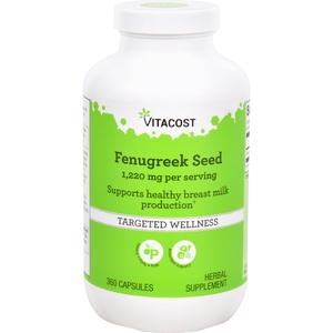 Vitacost, семена пажитника, 360 капсул (610 мг в 1 капсуле)