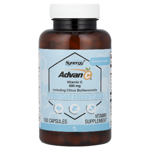 Vitacost, Synergy®, Advan-C®, с цитрусовыми биофлавоноидами, 100 капсул