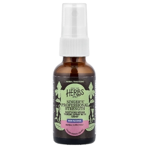 Herbs Etc., растительный спрей для успокоения горла, без спирта, 30 мл (1 жидк. унция)