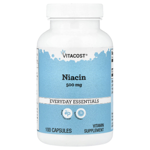 Vitacost, Niacin, 500 mg, 100 Capsules