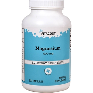 Vitacost, Magnesium, 400 mg, 200 Capsules