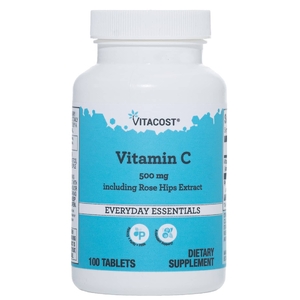 Vitacost, витамин C с экстрактом шиповника, 100 таблеток