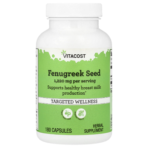 Vitacost, Fenugreek Seed, 180 Capsules (610 mg per Capsule)