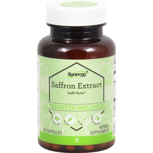 Vitacost, Synergy®, экстракт шафрана, 60 капсул (88,5 мг в капсуле)