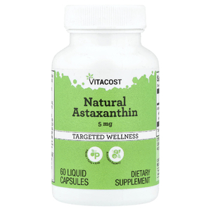 Vitacost, Natural Astaxanthin, 5 mg, 60 Liquid Capsules