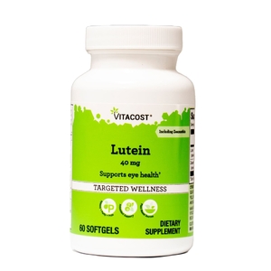 Vitacost, лютеин с зеаксантином, 60 капсул