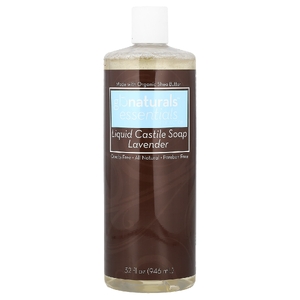 Vitacost, glonaturals™ Essentials, жидкое кастильское мыло, лаванда, 946 мл (32 жидк. унции)