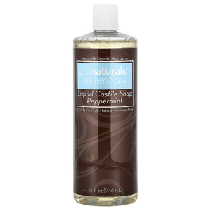 Vitacost, Glonaturals™ Essentials Collection, Liquid Castile Soap, Peppermint, 32 fl oz (946 ml)