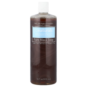 Vitacost, Glonaturals™ Essentials Collection, Pure Black Soap, 32 fl oz (946 ml)