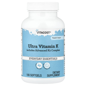 Vitacost, Ultra Vitamin K содержит улучшенный комплекс с витамином K2, 180 капсул