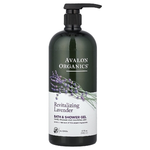 Avalon Organics, гель для ванны и душа, восстанавливающая лаванда, 946 мл (32 жидк. унции)