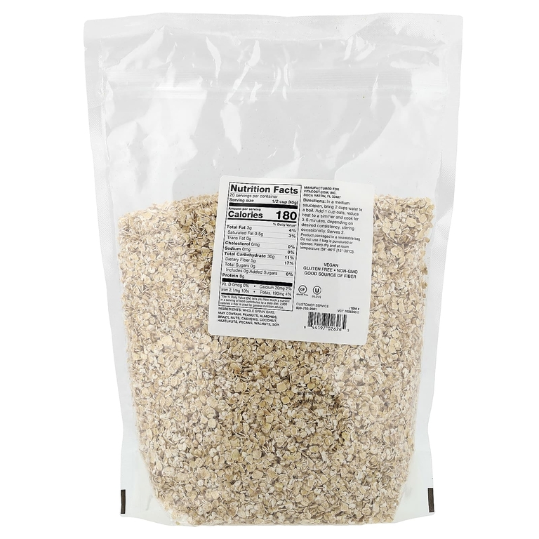 Vitacost, Quick Oats, 907 г (32 унции)