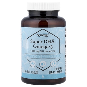 Vitacost, Synergy®, Super DHA Omega-3, 60 мягких таблеток