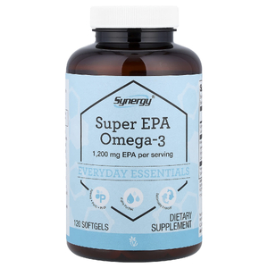 Vitacost, Synergy®, Super EPA Omega-3, 120 Softgels  (600 mg per Softgel)