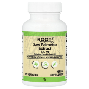 Vitacost, Root2™, Saw Palmetto Extract Including Pumpkin Seed Oil, 60 Softgels