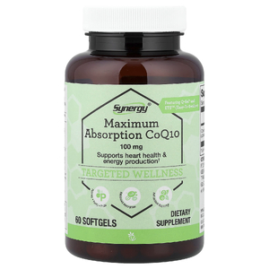 Vitacost, коэнзим Q10 для максимального усвоения, 100 мг, 60 капсул