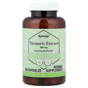 Vitacost, Synergy®, экстракт куркумы с BioPerine®, 60 капсул