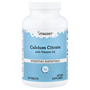 Vitacost, Calcium Citrate with Vitamin D3, 240 Tablets