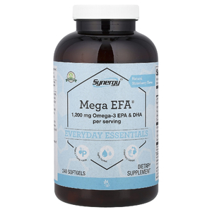 Vitacost, Synergy®, Mega EFA®, Natural Strawberry, 240 Softgels