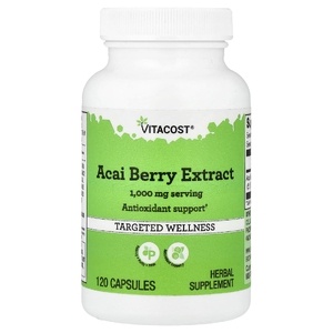 Vitacost, Acai Berry Extract, 120 Capsules (500 mg per Capsule)