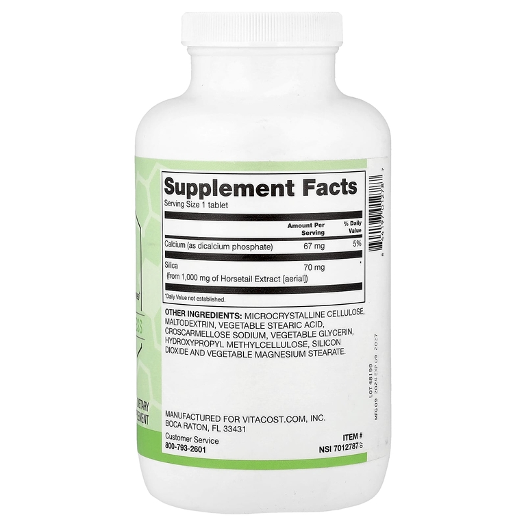 Vitacost, Synergy®, Silica, 240 Tablets (70 mg per Tablet)